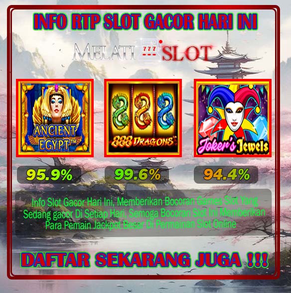 MELATISLOT Agen Slot Casino Online Terbaik Dan Aman