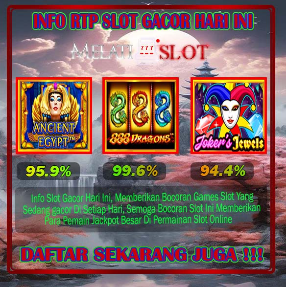 MELATISLOT Casino Online Dengan Keamanan Data Paling Aman