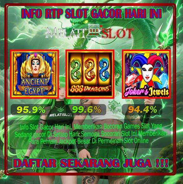 MELATIBET Slot Gacor Mudah Maxwin Terpercaya