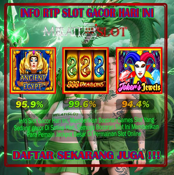 MELATIWIN Situs Slot Gacor PG Soft RTP Tertinggi Hari Ini