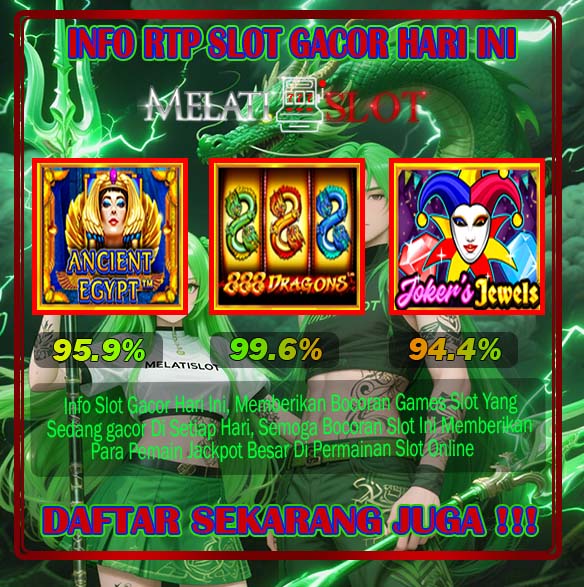 MELATISLOT Slot Terbaik Dengan Akses Cepat Tanpa VPN